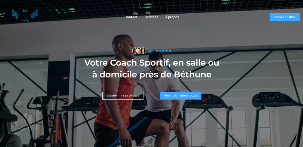 Site coach sportif Béthune -Brouez Studio